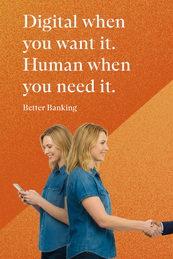Mobile banner image for Better banking Mobile banner image for Better banking